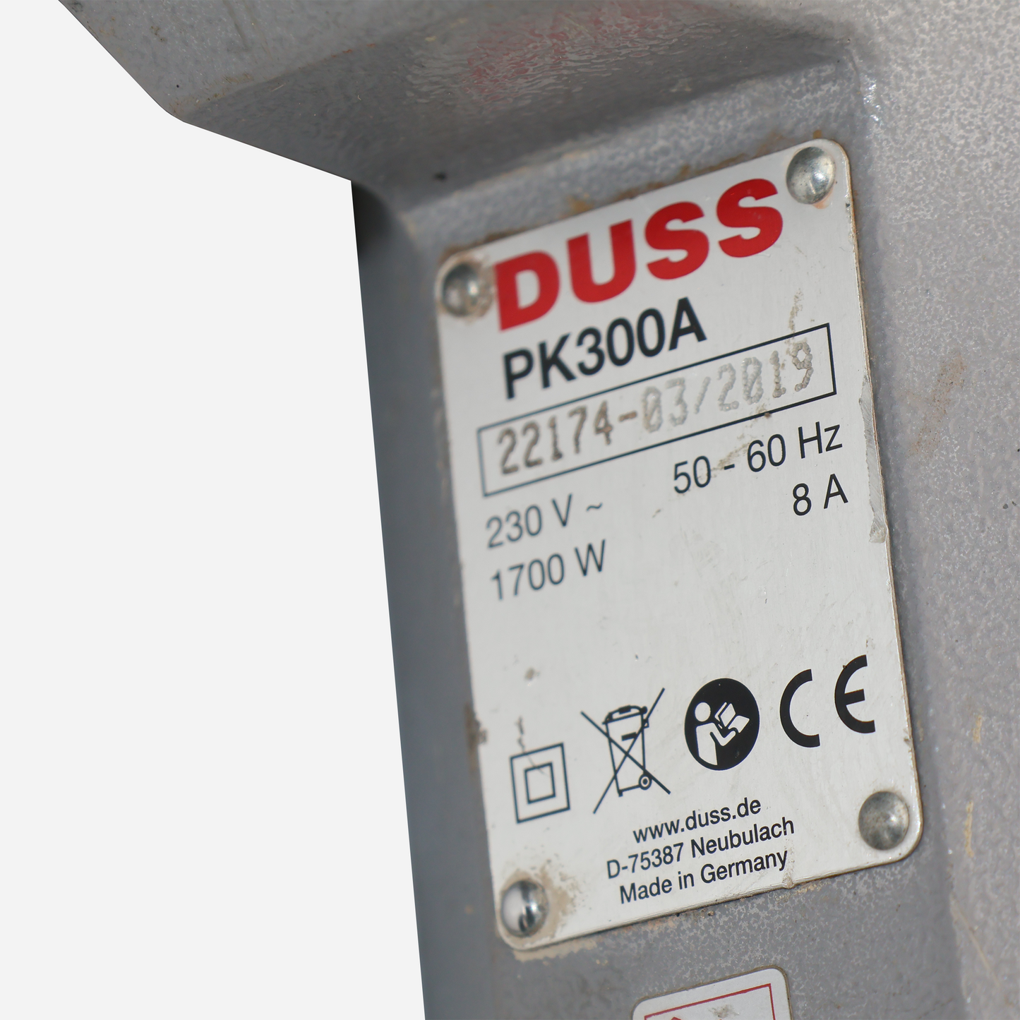 Duss Meißelhammer PK300A Abbruchhammer 1700W BJ 03/2019 Koffer