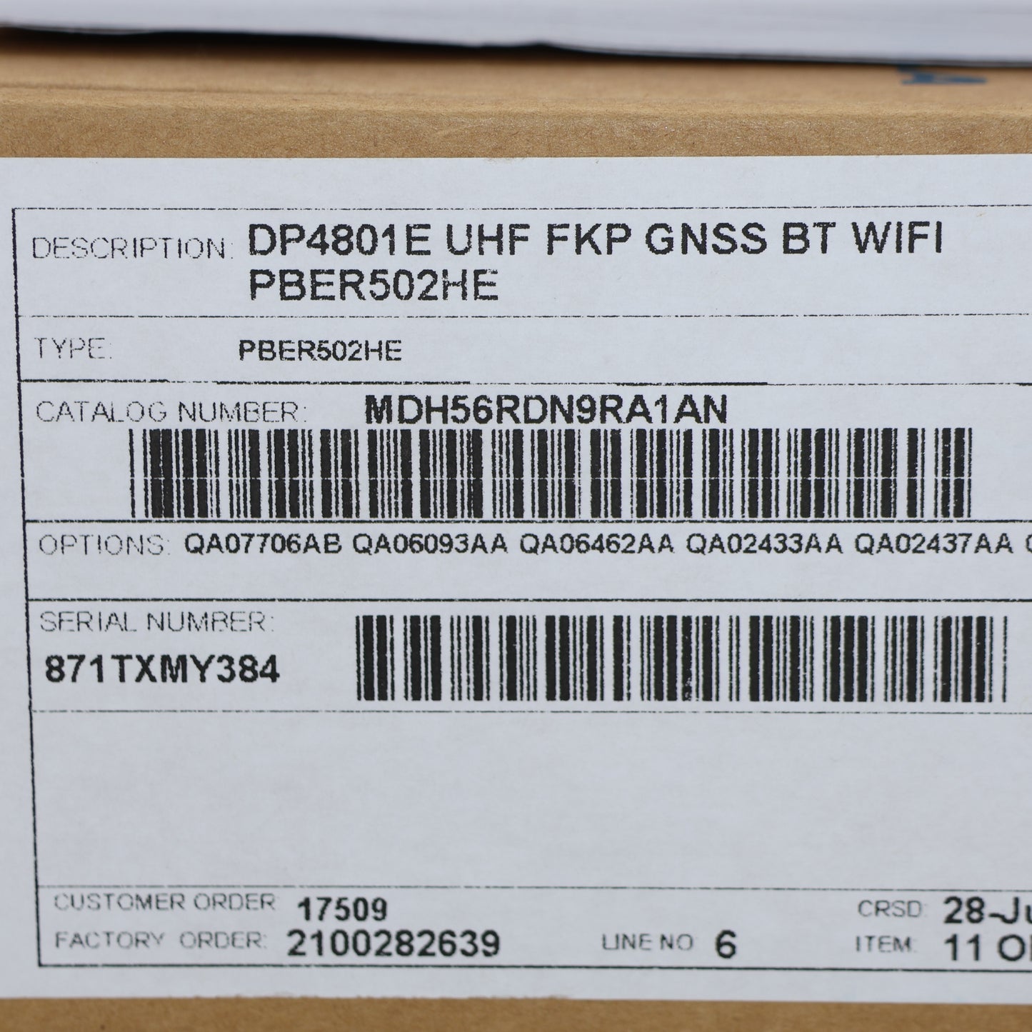 Motorola DP4801e Handfunkgerät UHF 403-527MHz FKP GNSS BT WiFi PBER502HE Neu OVP