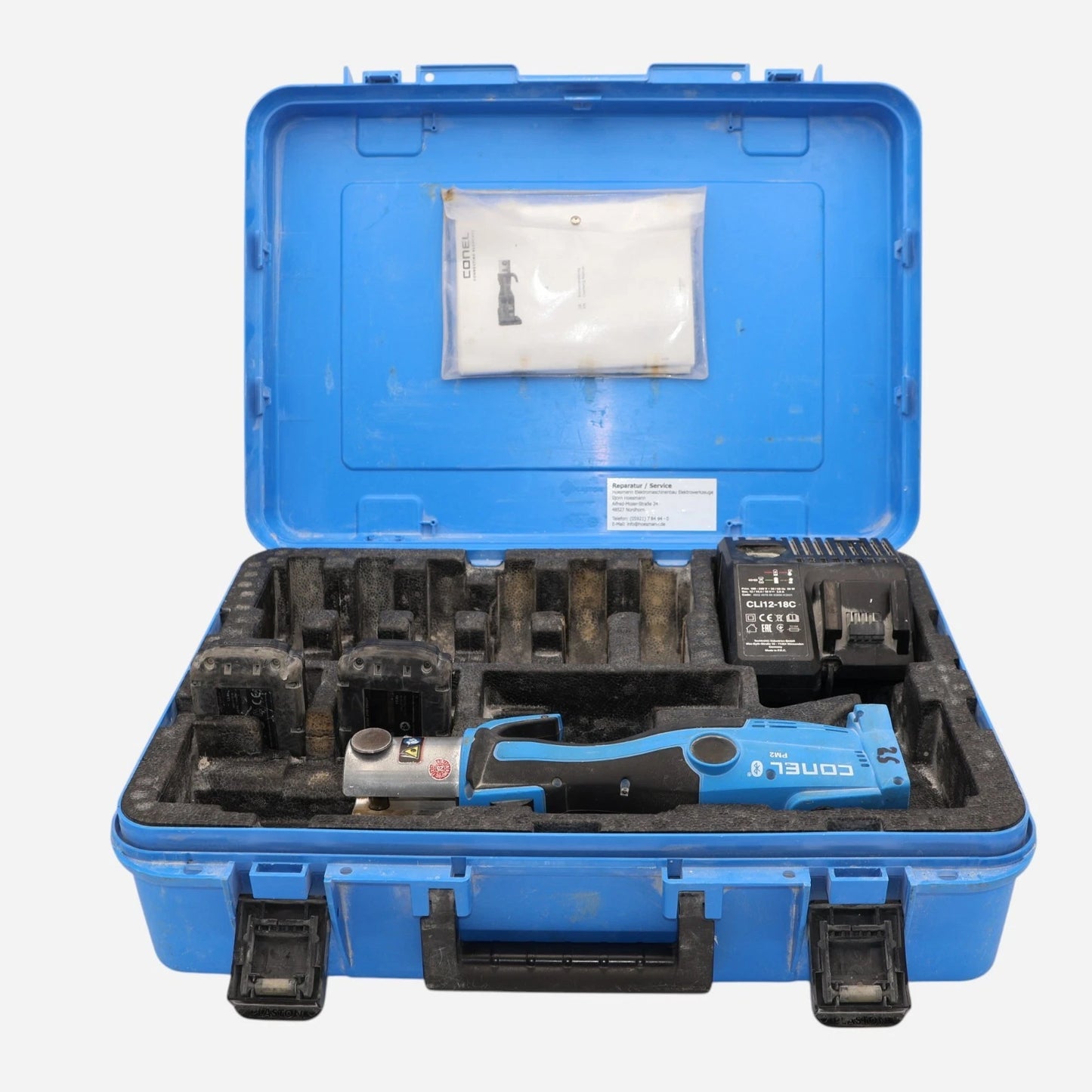Conel PM2 BT Akku-Pressmaschine BJ2022 Pressgerät inkl. 2 x Akku und Ladegerät