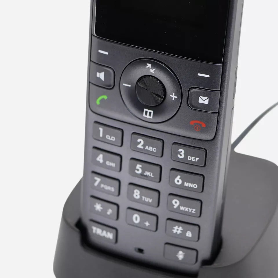 Yealink W73H DECT Mobilteil kabellos Farbdisplay Geräuschunterdrückung Ladegerät